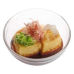 FRIED TOFU WITH TEMPURA SAUCE