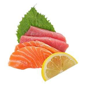 SALMON & TUNA SASHIMI