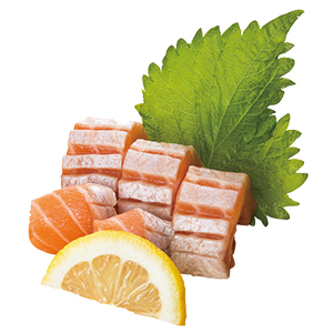 SALMON BELLY SASHIMI